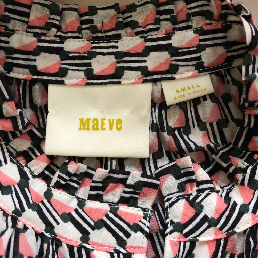 Anthropologie Maeve High Neck Button Front Tank S - Picture 4 of 4